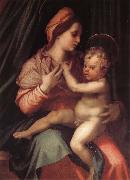 Andrea del Sarto Virgin Mary and her son Spain oil painting artist